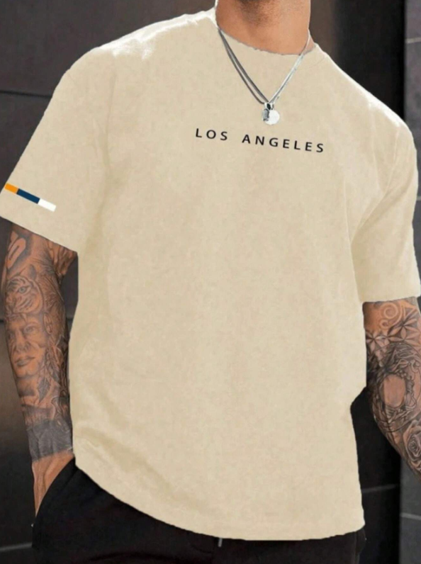 Camiseta Los Angeles Detalhe Manga