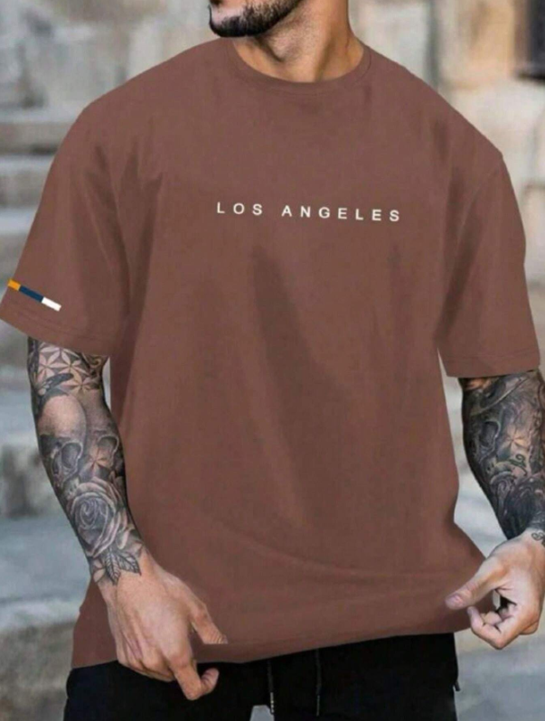 Camiseta Los Angeles Detalhe Manga