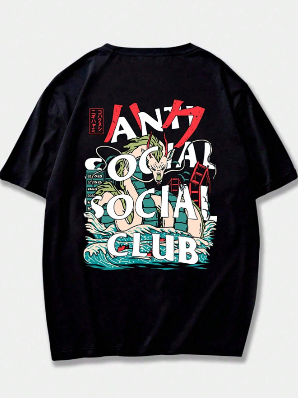 Camiseta Anti Social Social Club Dragão