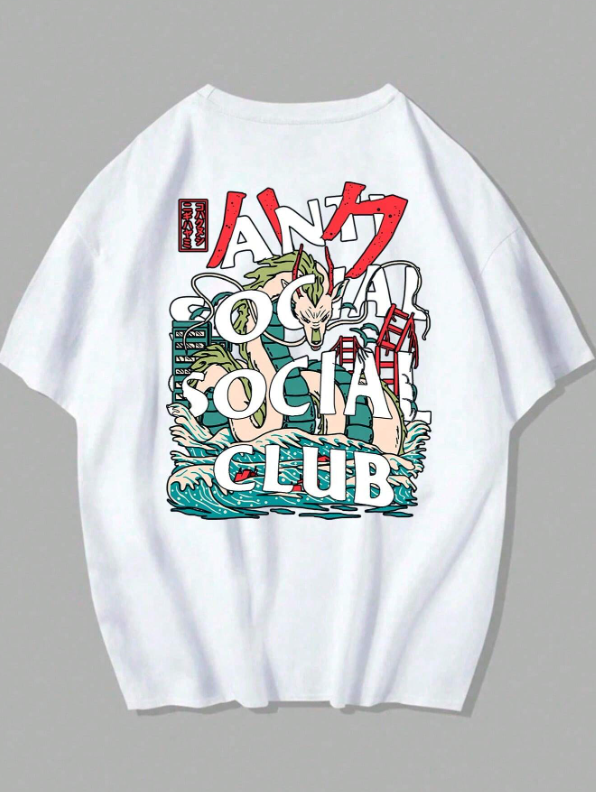 Camiseta Anti Social Social Club Dragão