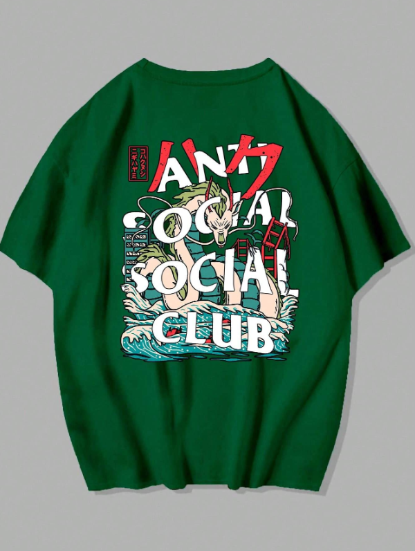 Camiseta Anti Social Social Club Dragão