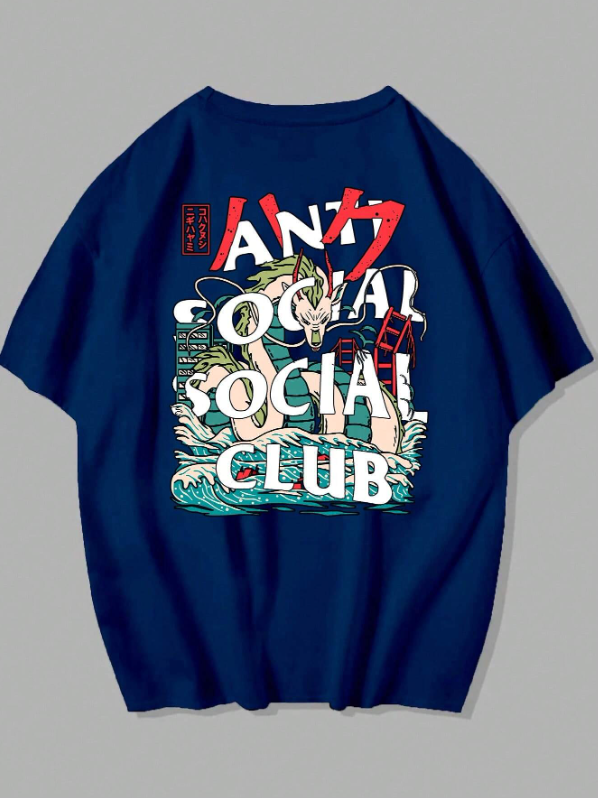 Camiseta Anti Social Social Club Dragão