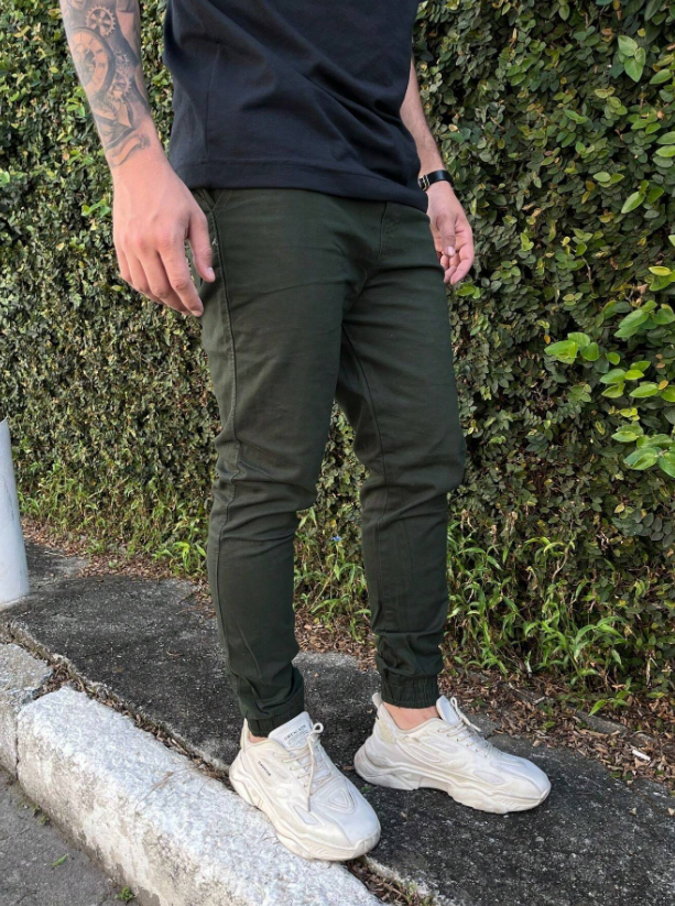 Calça Jogger verde